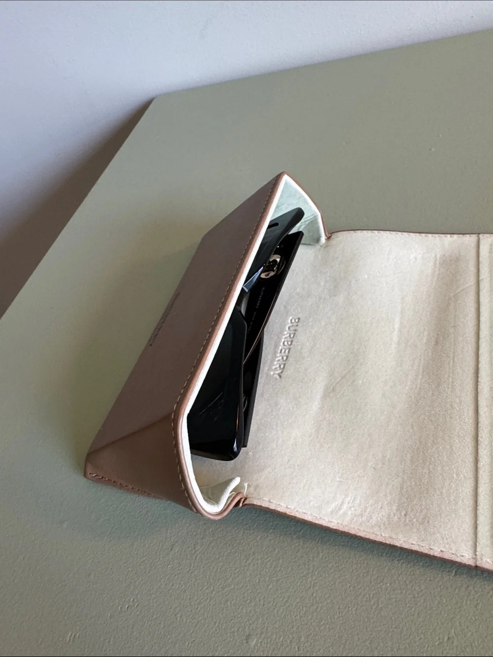 Burberry Oversized Square Black Sunglasses